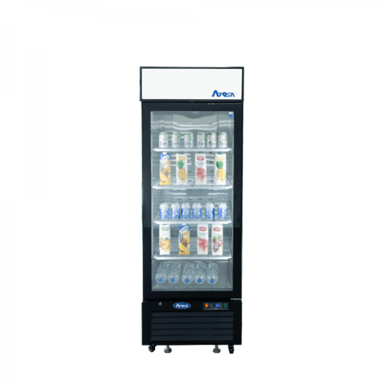 Atosa - MCF8720GR - Black Cabinet One (1) Glass Door Merchandiser Freezer