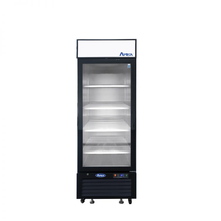 Atosa - MCF8722GR - Black Cabinet One (1) Glass Door Merchandiser Cooler