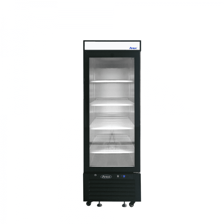 Atosa - MCF8726GR - Black Cabinet One (1) Glass Door Merchandiser Cooler
