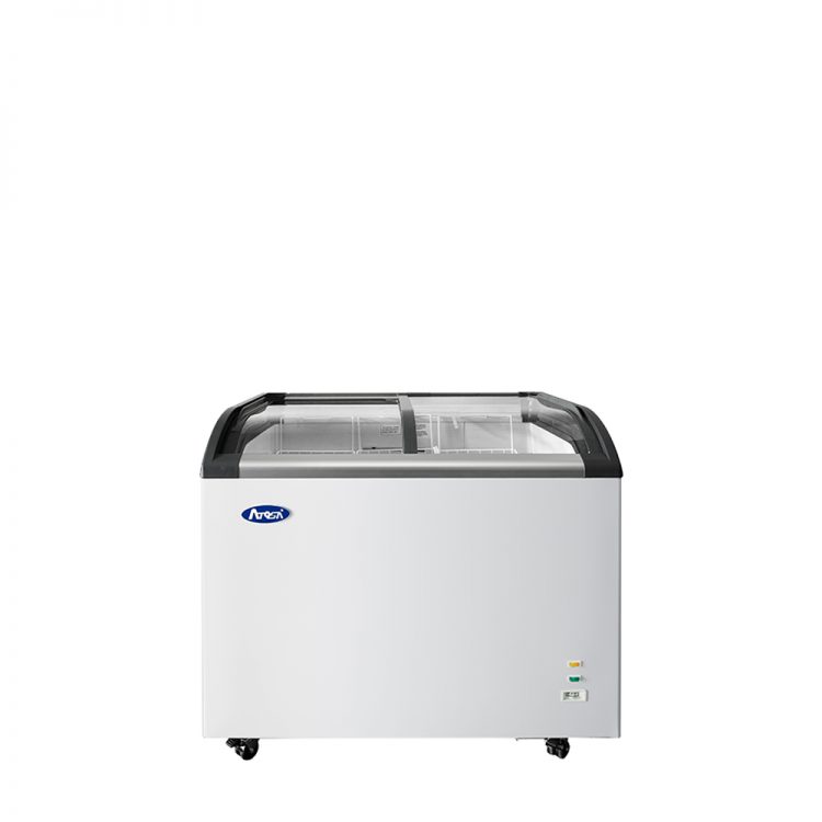 Atosa - MMF9110 - Curved Glass Top Chest Freezer (9 cu ft)