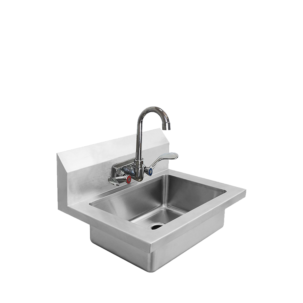 Atosa Mixrite - MRS-HS-18(W) - 18″ Hand Sink with Wrist Blade Handles