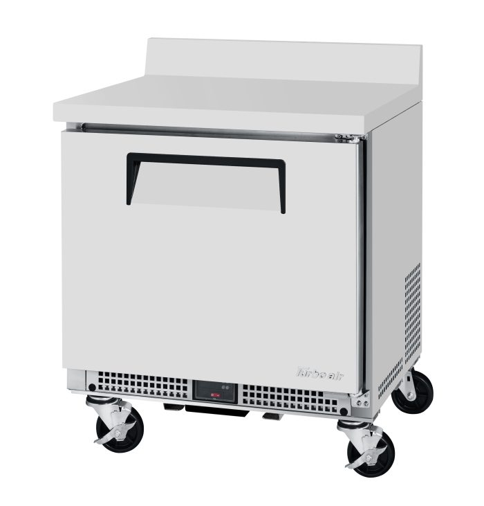 Turbo Air MWR-27S-N6 M3 Series 27" Shallow Depth Worktop Refrigerator with Solid Door