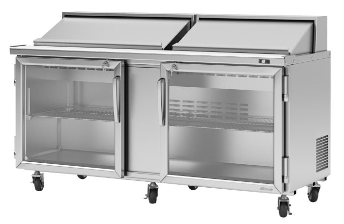 Turbo Air PST-72-G-N PS Series 72 5/8" Sandwich/Salad Prep Table w/ Refrigerated Base, 115v