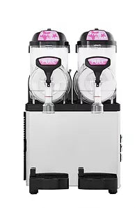 Icetro - SSM-52 Double 2 Gal. Transparent Bowls Slush Machine / Frozen Beverage Dispenser - 115V 500W