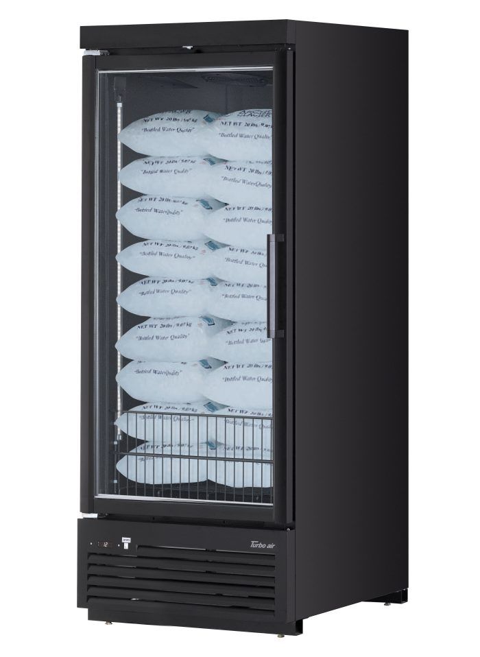Turbo Air TJMI-30SDW(B)-N TJ Series Black Ice Merchandiser