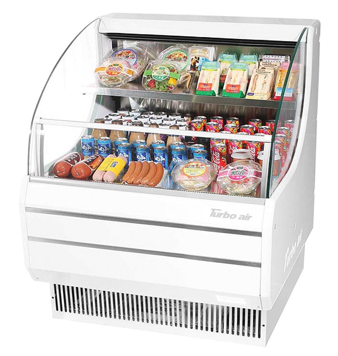 Turbo Air TOM-30LW(B)-N TO Series Horizontal Open Display Merchandiser