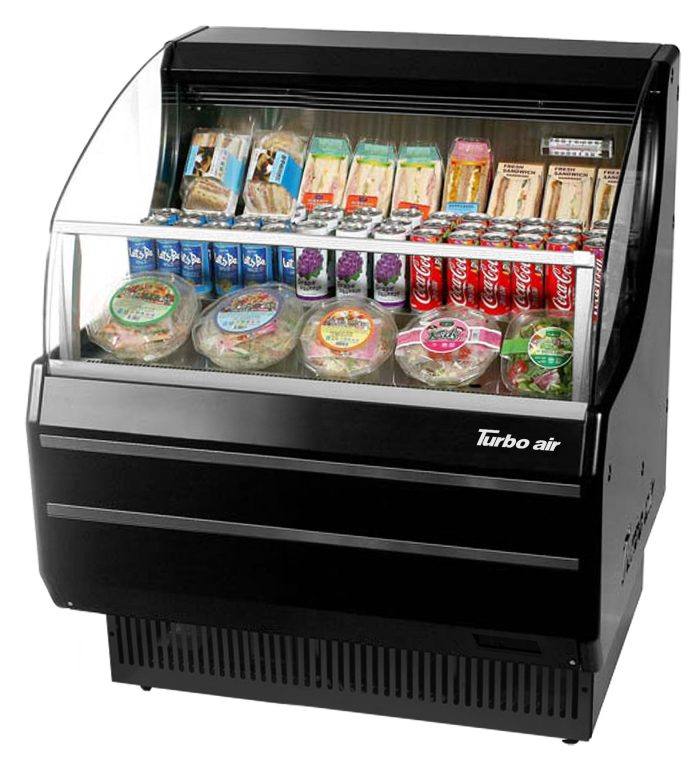 Turbo Air TOM-30SW(B)-N TO Series Horizontal Open Display Merchandiser