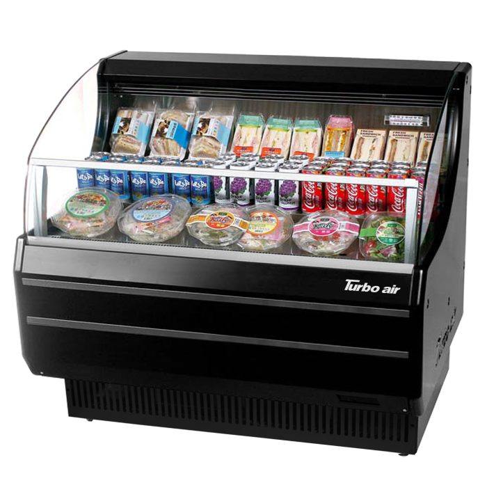 Turbo Air TOM-40SW(B)-N TO Series Horizontal Open Display Merchandiser