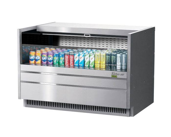 Turbo Air TOM-48UC-S-N TO Series Drop-In Horizontal Open Display Case