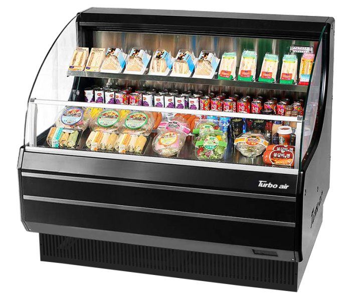 Turbo Air TOM-50LW(B)-N TO Series Horizontal Open Display Merchandiser