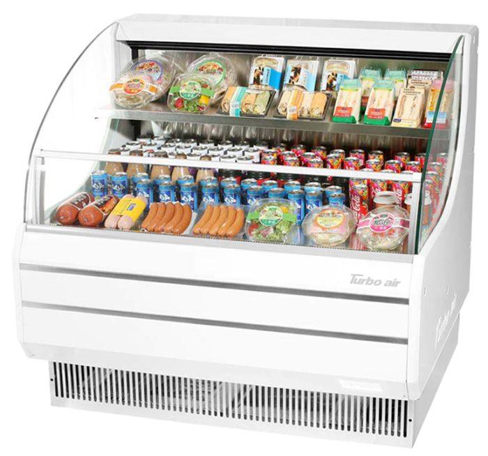 Turbo Air TOM-50LW(B)-N TO Series Horizontal Open Display Merchandiser