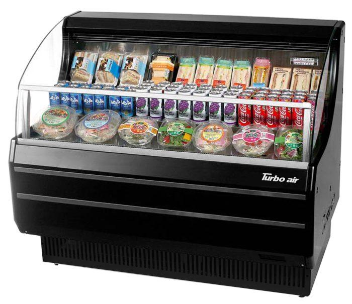 Turbo Air TOM-50SW(B)-N TO Series Horizontal Open Display Merchandiser