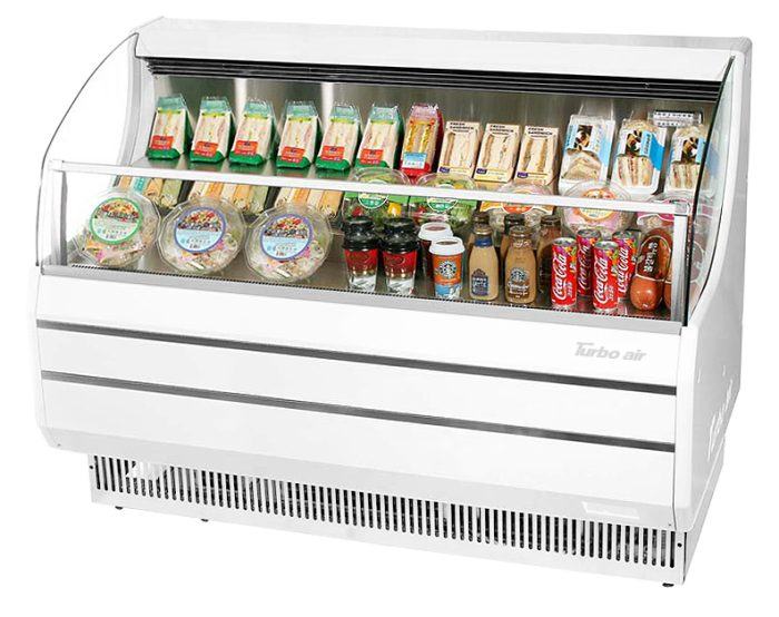 Turbo Air TOM-50SW(B)-N TO Series Horizontal Open Display Merchandiser