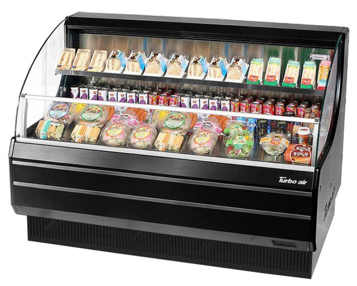 Turbo Air TOM-60LW(B)-N TO Series Horizontal Open Display Merchandiser