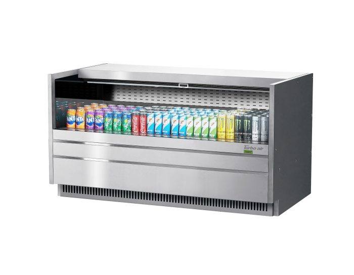 Turbo Air TOM-60UC-S-N TO Series Drop-In Horizontal Open Display Case