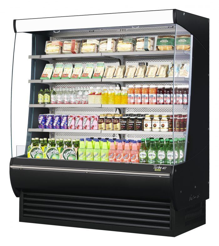 Turbo Air TOM-72DXB-N TO Series 68.75'' Air Curtain Open Display Merchandiser