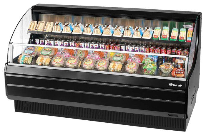 Turbo Air TOM-75LW(B)-N TO Series Horizontal Open Display Merchandiser