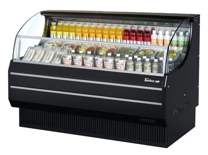 Turbo Air TOM-75SW(B)-N TO Series Horizontal Open Display Merchandiser
