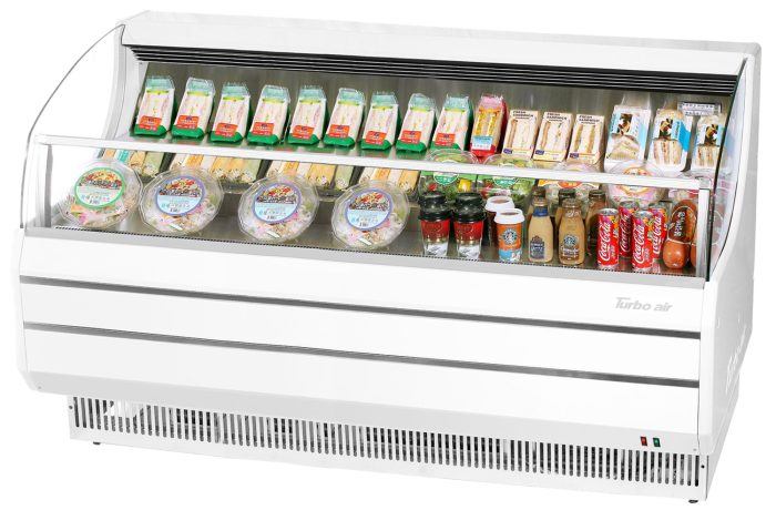 Turbo Air TOM-75SW(B)-N TO Series Horizontal Open Display Merchandiser