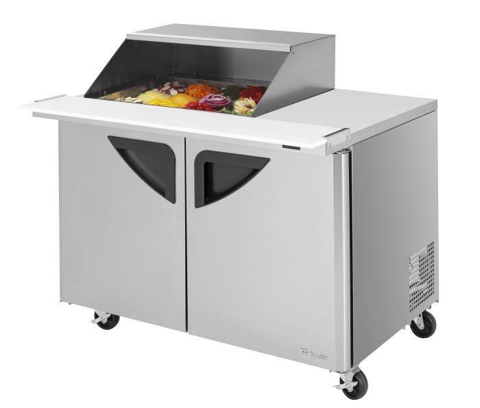 Turbo Air TST-48SD-12M-N-SL(-LW) TS Series Mega Top Sandwich / Salad Unit Refrigerated Counter