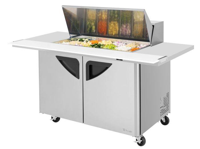 Turbo Air TST-48SD-18-E-N TS Series 72" Mega Top Refrigerated Sandwich/Salad Prep Table