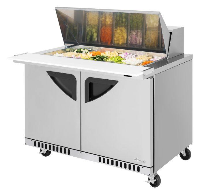 Turbo Air TST-48SD-18-FB-N TS Series Mega Top Sandwich / Salad Unit Refrigerated Counter
