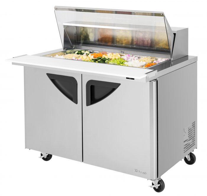 Turbo Air TST-48SD-18-N-CL TS Series 48 1/4" Sandwich/Salad Prep Table w/ Refrigerated Base, 115v