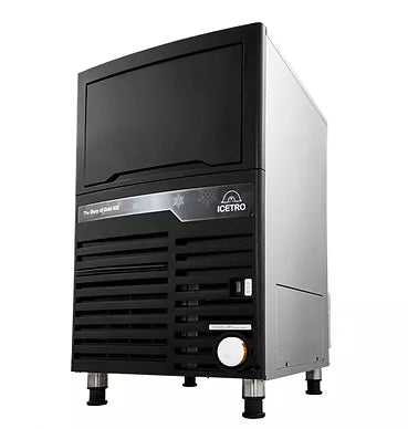 Icetro - WU-0100-AC, Commercial 77lbs Undercounter Air Cooled Ice Machine Half Ice Cube Maker