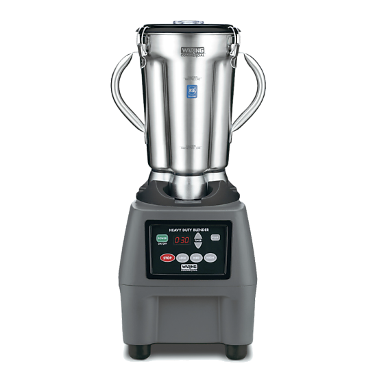 Waring CB15T 1 Gallon Stainless Steel Food Blender with Timer