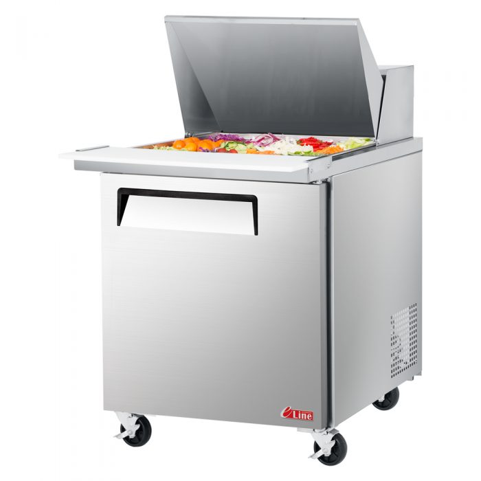 Turbo Air EST-28-12-N6-V ES Series 27" One Section Mega Top Sandwich Prep Table