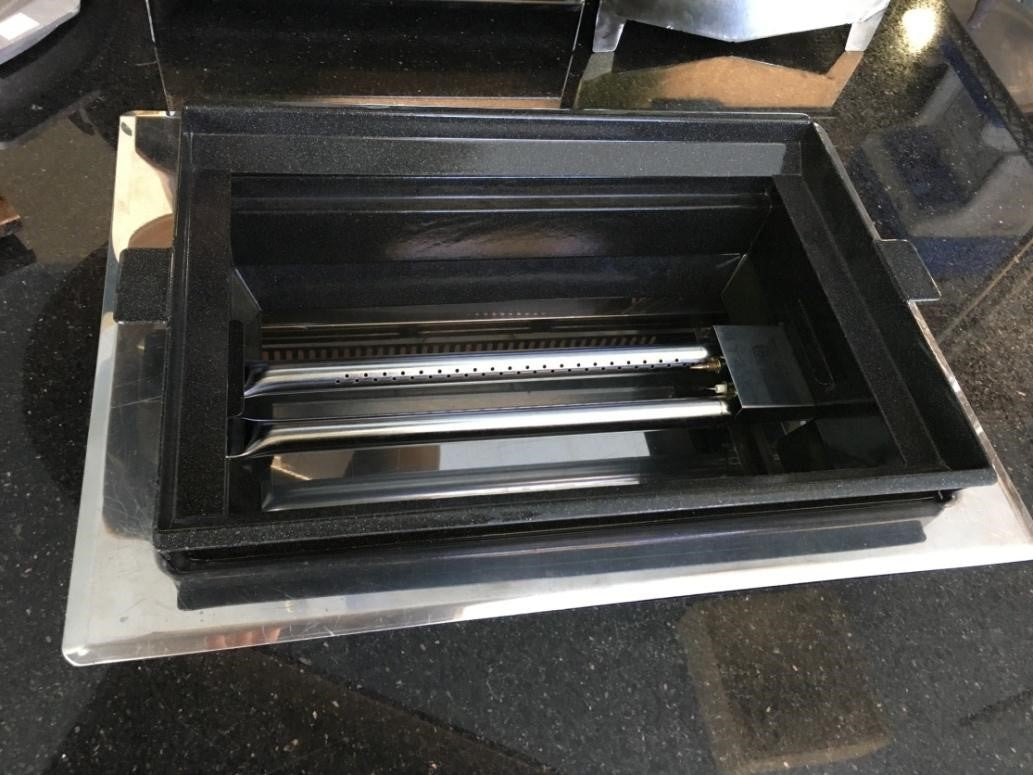 JSDR-100 Square Up-Draft Grill - Burner Only