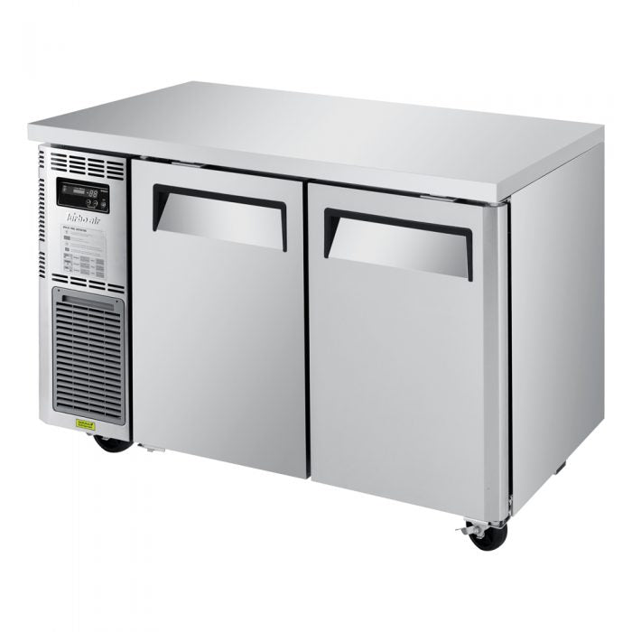 Turbo Air JUR-48S-N6 J Series 48" Narrow Depth Solid Door Undercounter Refrigerator with Side Mounted Compressor
