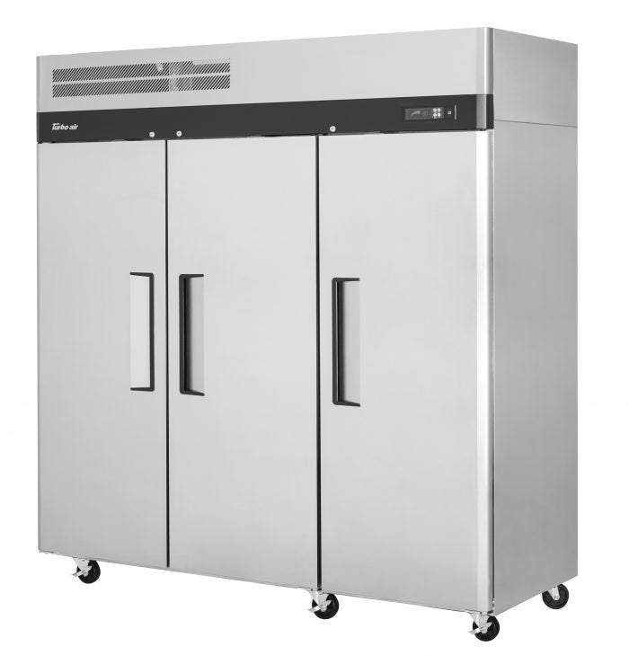 Turbo Air M3F72-3-N M3 Series Solid Door Reach In Freezer