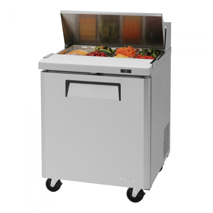 Turbo Air MST-28-N M3 Series 28" 1 Door Stainless Steel Refrigerated Sandwich Prep Table