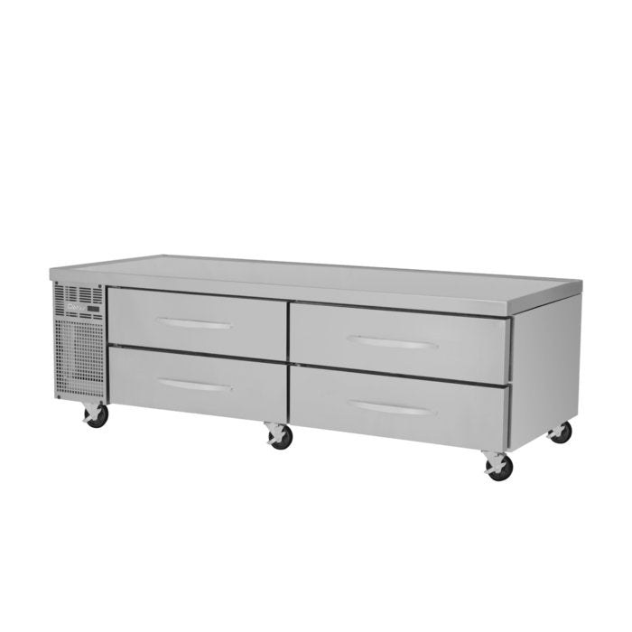 Turbo Air PRCBE-84F-N PR Series 84" Chef Base Freezer w/ (4) Drawers - 115v
