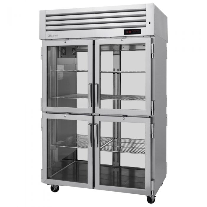Turbo Air PRO-50-4H-G-PT PR Series Full Height Pass Thru Mobile Heated Cabinet