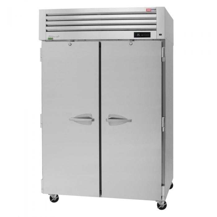 Turbo Air PRO-50R-PT-N PR Series Two Section Pass Thru Refrigerator, (2) Left/Right Hinge Solid Doors, 115v