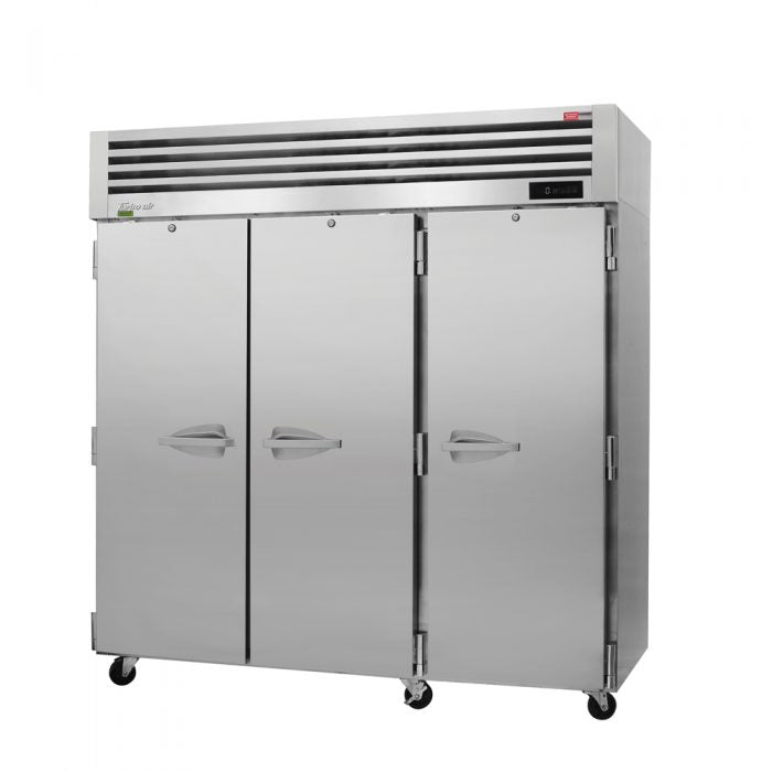 Turbo Air PRO-77F-N PR Series Three Section Reach In Freezer, (3) Solid Doors, 115v