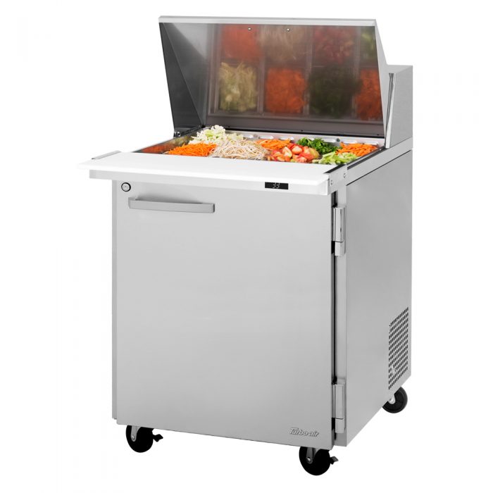 Turbo Air PST-28-12-N PS Series 27 1/2" Sandwich/Salad Prep Table w/ Refrigerated Base, 115v