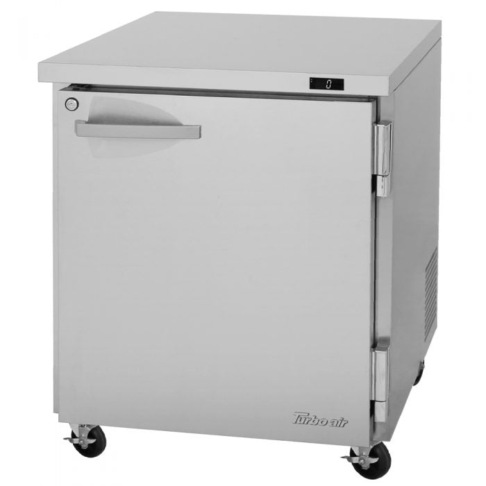 Turbo Air PUF-28-N-L PU Series 27 1/2″ W Undercounter Freezer w/ (1) Section & (1) Door, 115v