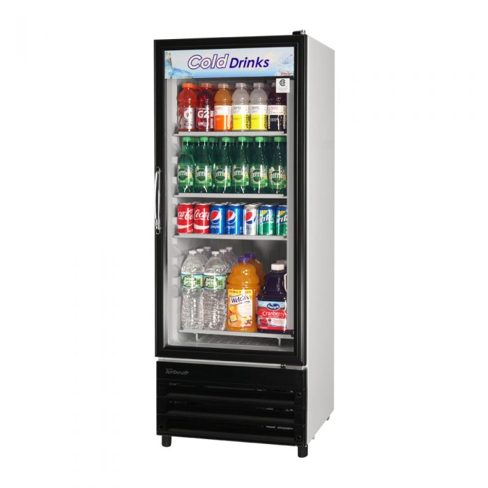 Turbo Air TGM-11RV-N6 TG Series Refrigerated Glass Door Merchandiser with LED Lighting