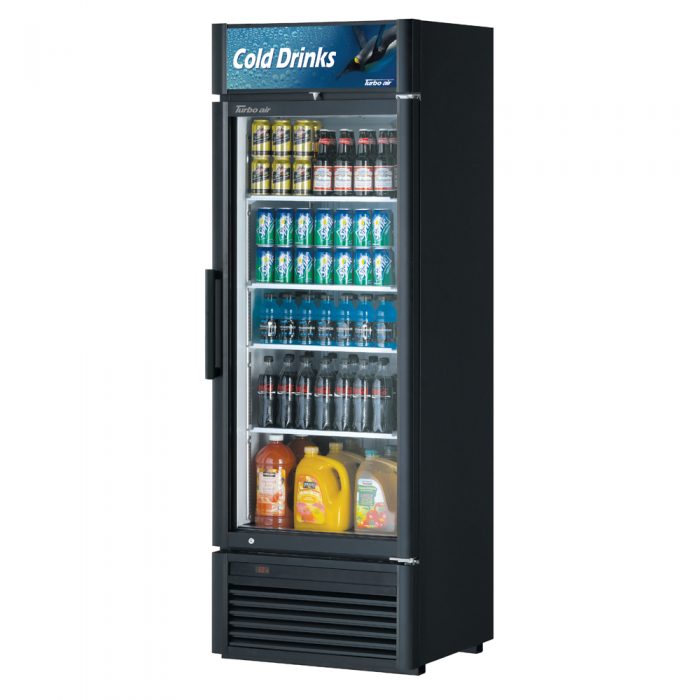 Turbo Air TGM-20SD-N6 TG Series Super Deluxe Series 27" =Single Glass Door Refrigerated Merchandiser