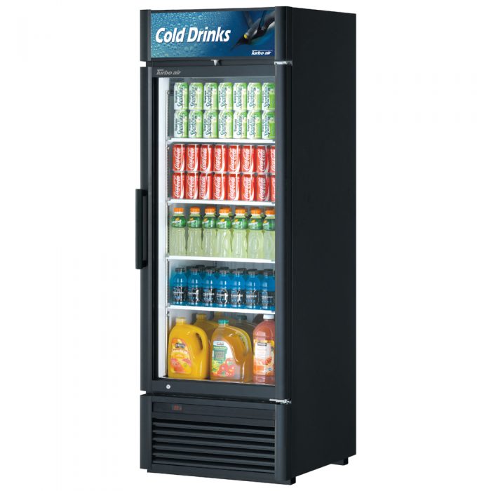 Turbo Air TGM-23SD-N6 TG Series Super Deluxe Series 27" Single Glass Door Refrigerated Merchandiser