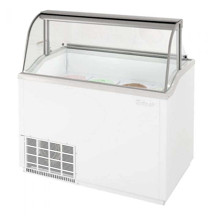 Turbo Air TIDC-47G-N TI Series 12.7cf Ice Cream Dipping Cabinet w/ 8-Can Capacity Green