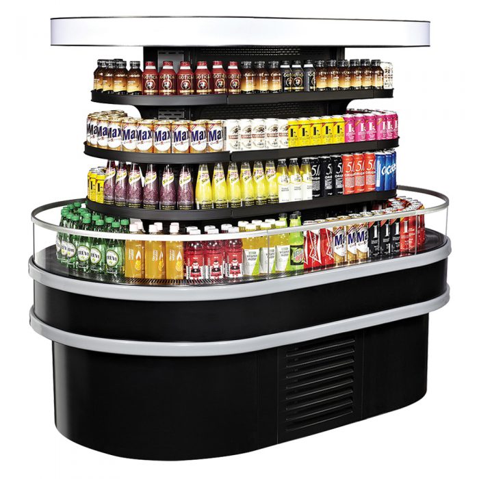 Turbo Air TIOM-20RSRB-N TI Series Display Case, Refrigerated, Self-Serve