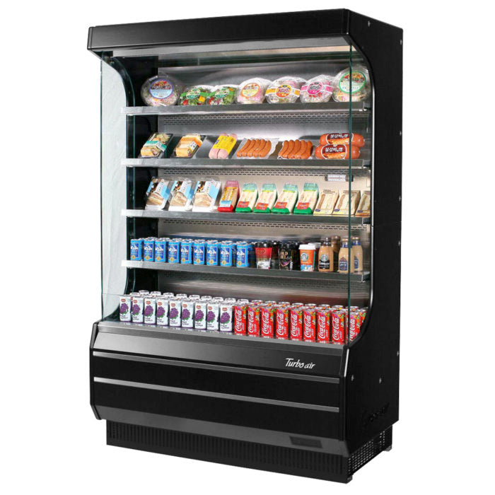 Turbo Air TOM-50W(B)-N TO Series 50.88'' Air Curtain Open Display Merchandiser