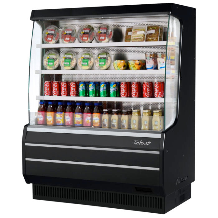 Turbo Air TOM-50MW(B)-N TO Series 50.88'' Air Curtain Open Display Merchandiser