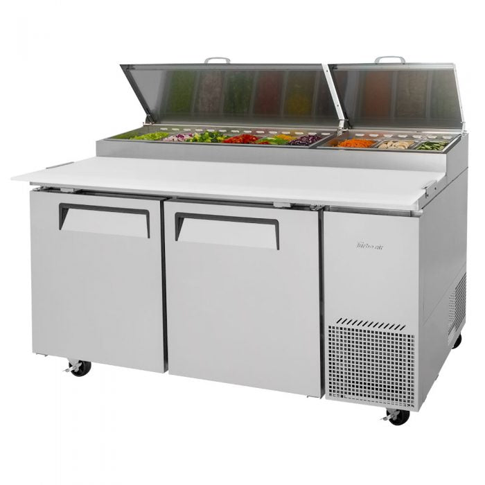 Turbo Air TPR-67SD-N TP Series 67" Super Deluxe Refrigerated Pizza Prep Table