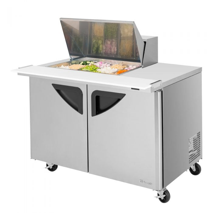Turbo Air TST-48SD-12M-N TS Series 48 1/4" Sandwich/Salad Prep Table w/ Refrigerated Base, 115v