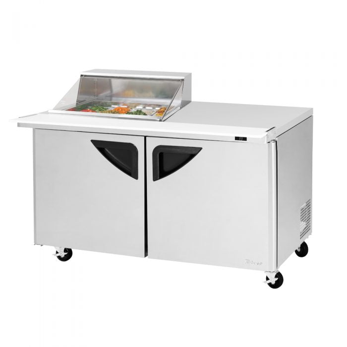 Turbo Air TST-60SD-12M-N-CL TS Series 60 1/4" Sandwich/Salad Prep Table w/ Refrigerated Base, 115v